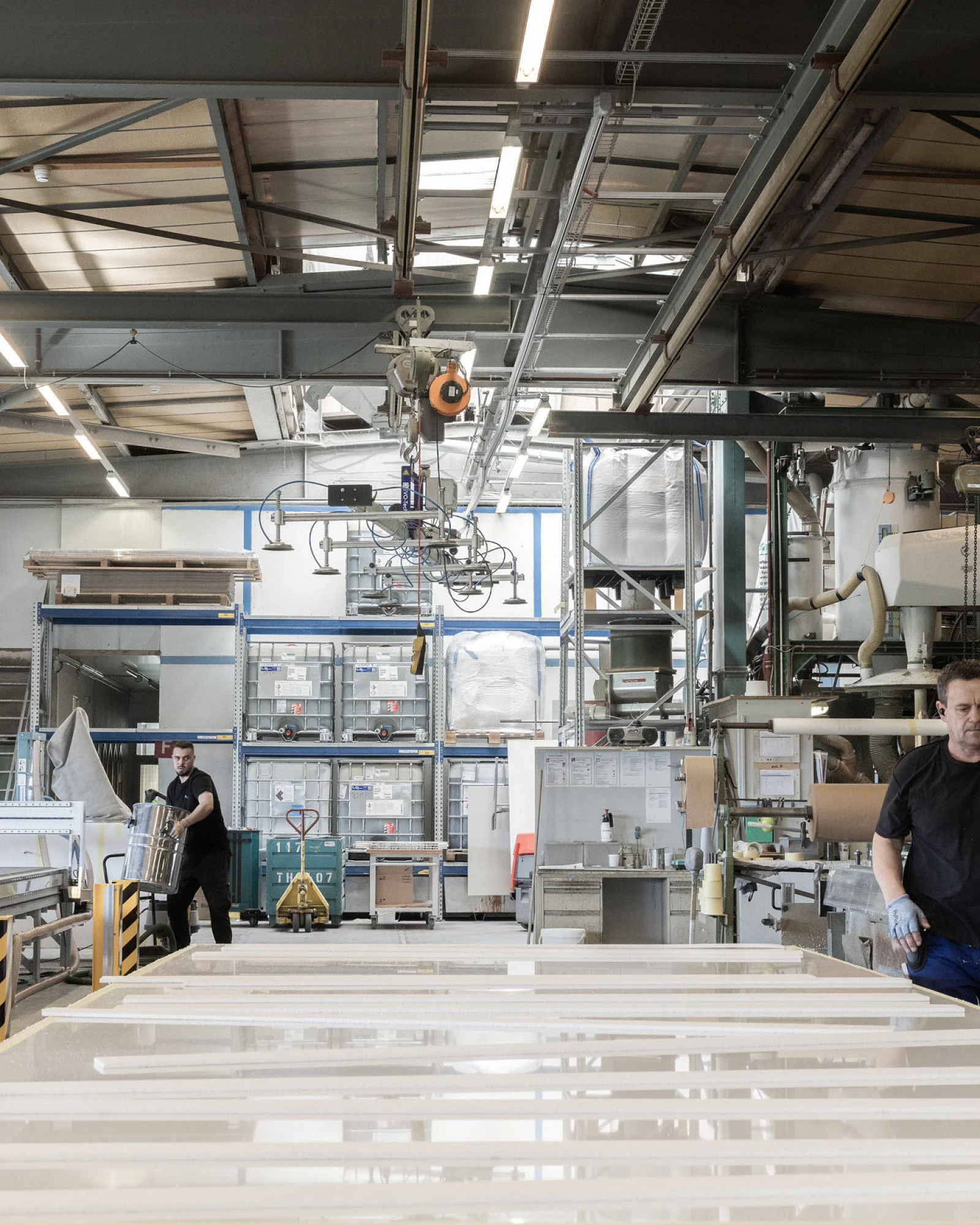 Fotoshooting bei der Coratec AG: Materialoberfläche im Detail