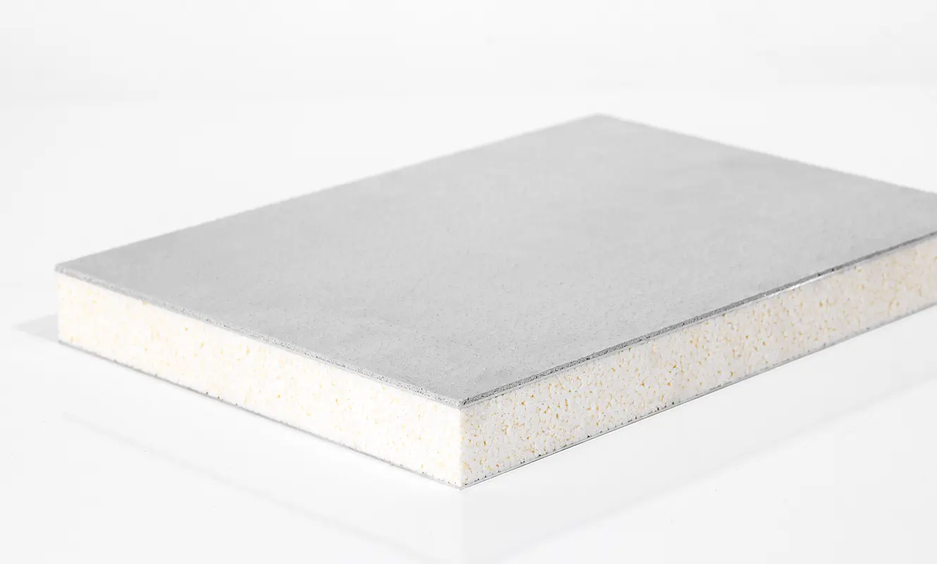 KI-Rendering der Coratec Sandwichplatte Corafloor