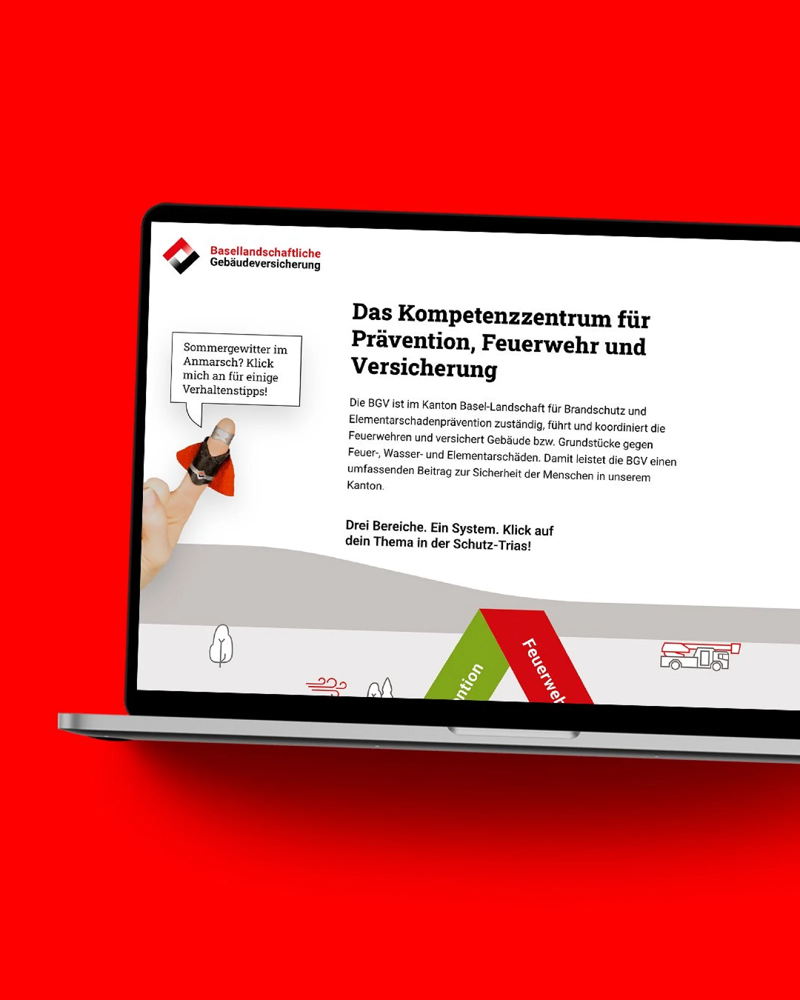 Responsive Website für BGV