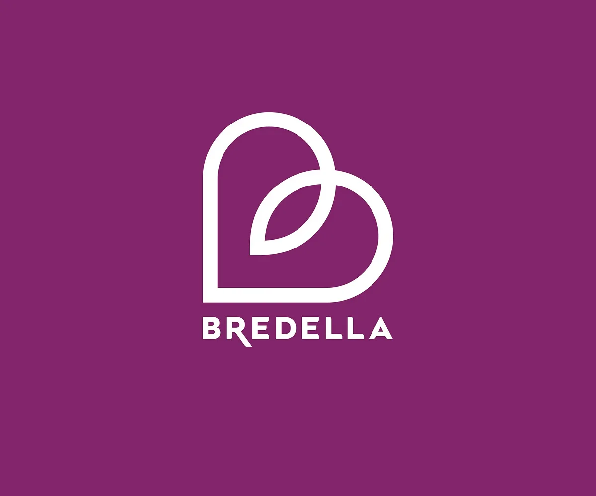 Logo von Bredella AG auf einer Fläche in der Kundenfarbe