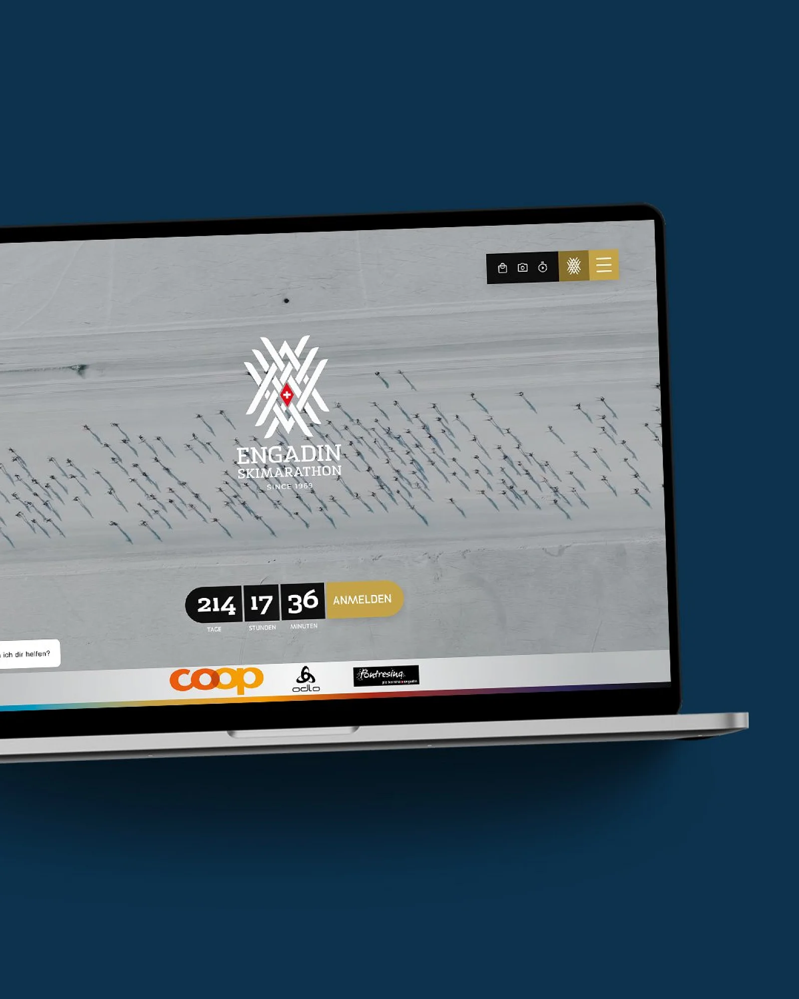 Responsive Website für Engadin Skimarathon