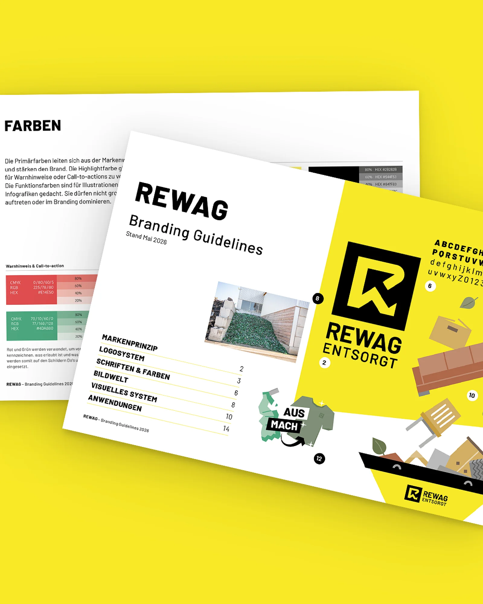 Corporate Identity für REWAG