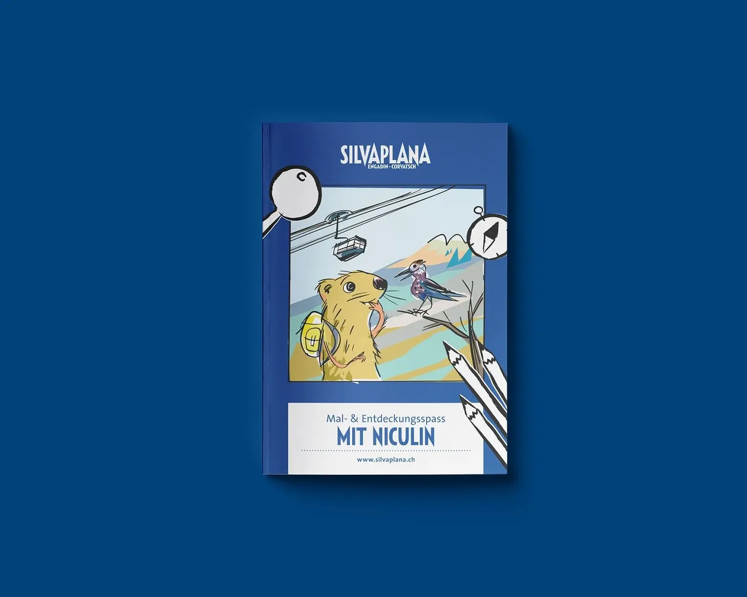 Textblatt mit Logo für Silvaplana Tourismus
