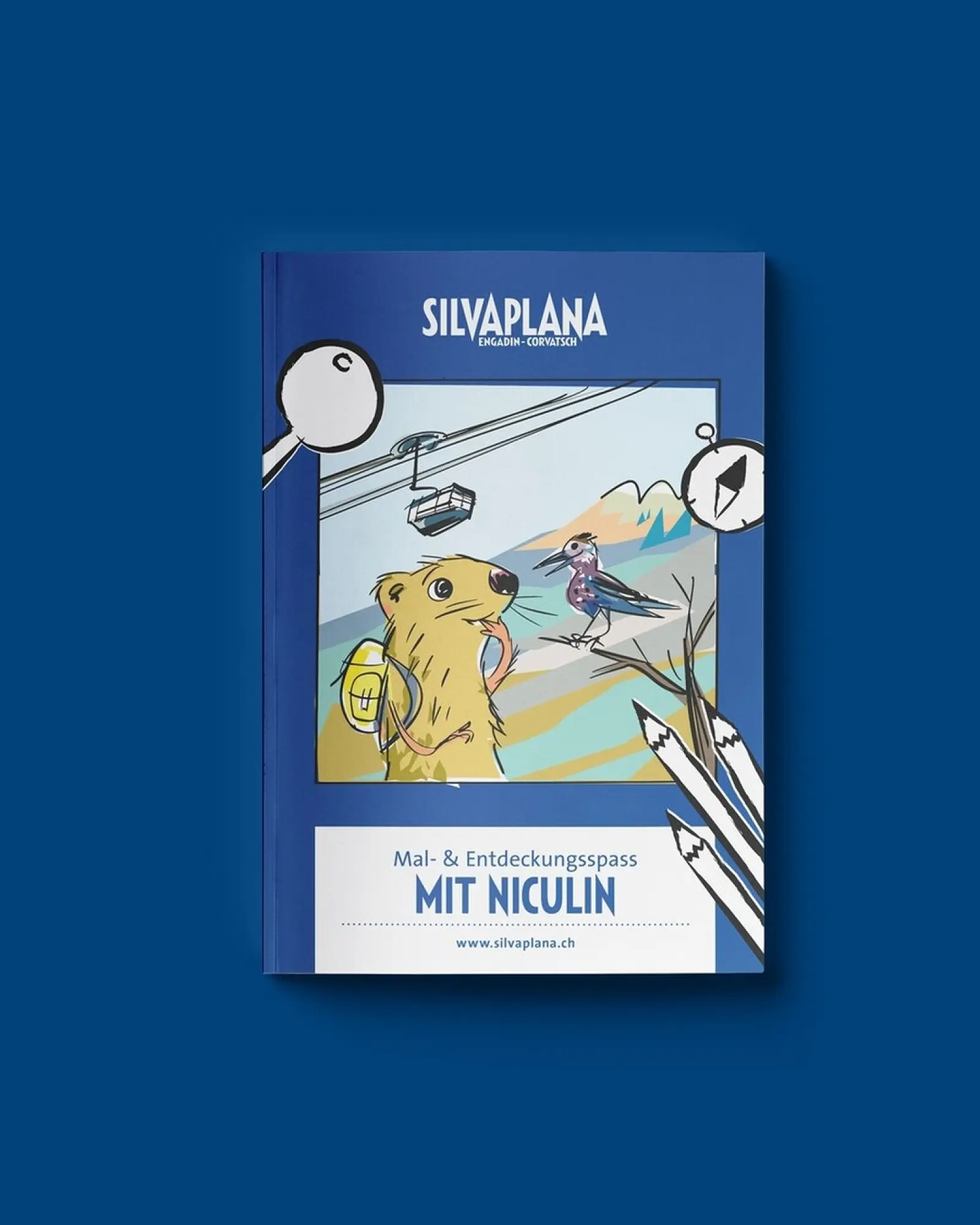 Textblatt mit Logo für Silvaplana Tourismus