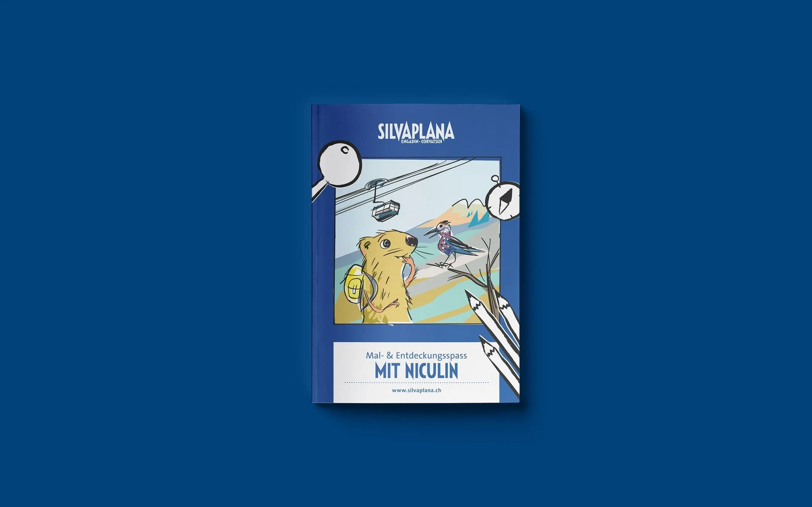 Textblatt mit Logo für Silvaplana Tourismus