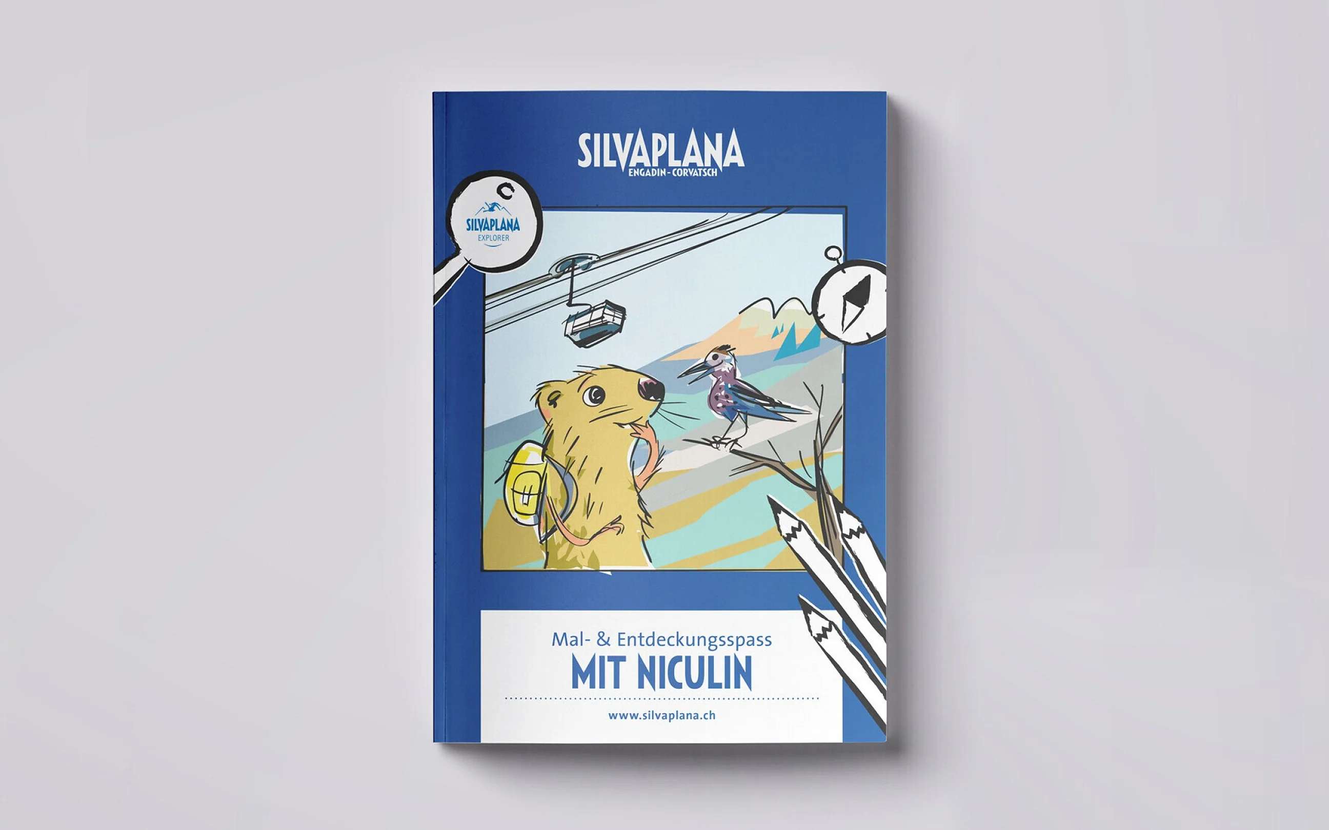 Textblatt mit Logo für Silvaplana Tourismus