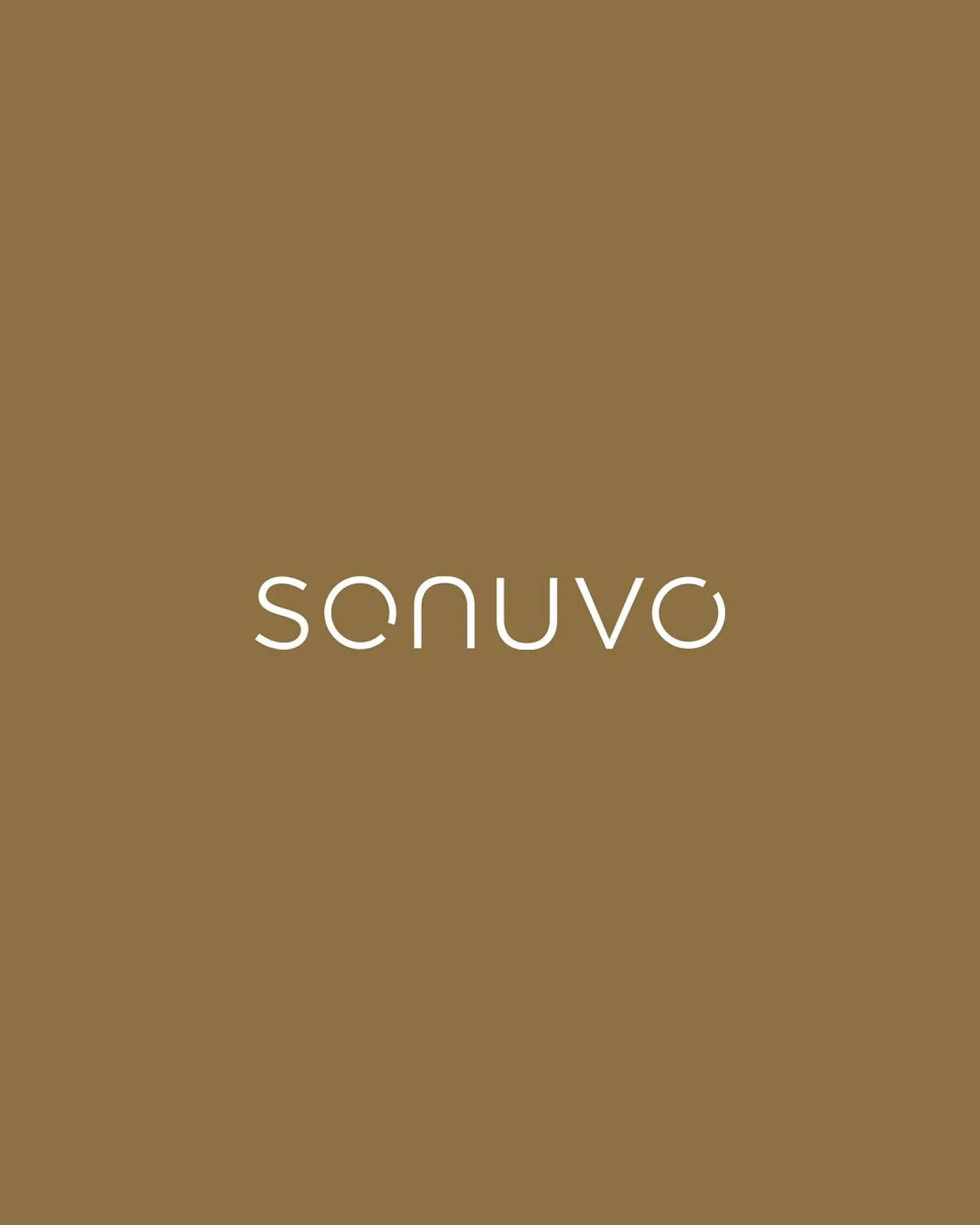 Logo von SONUVO auf einer Fläche in der Kundenfarbe