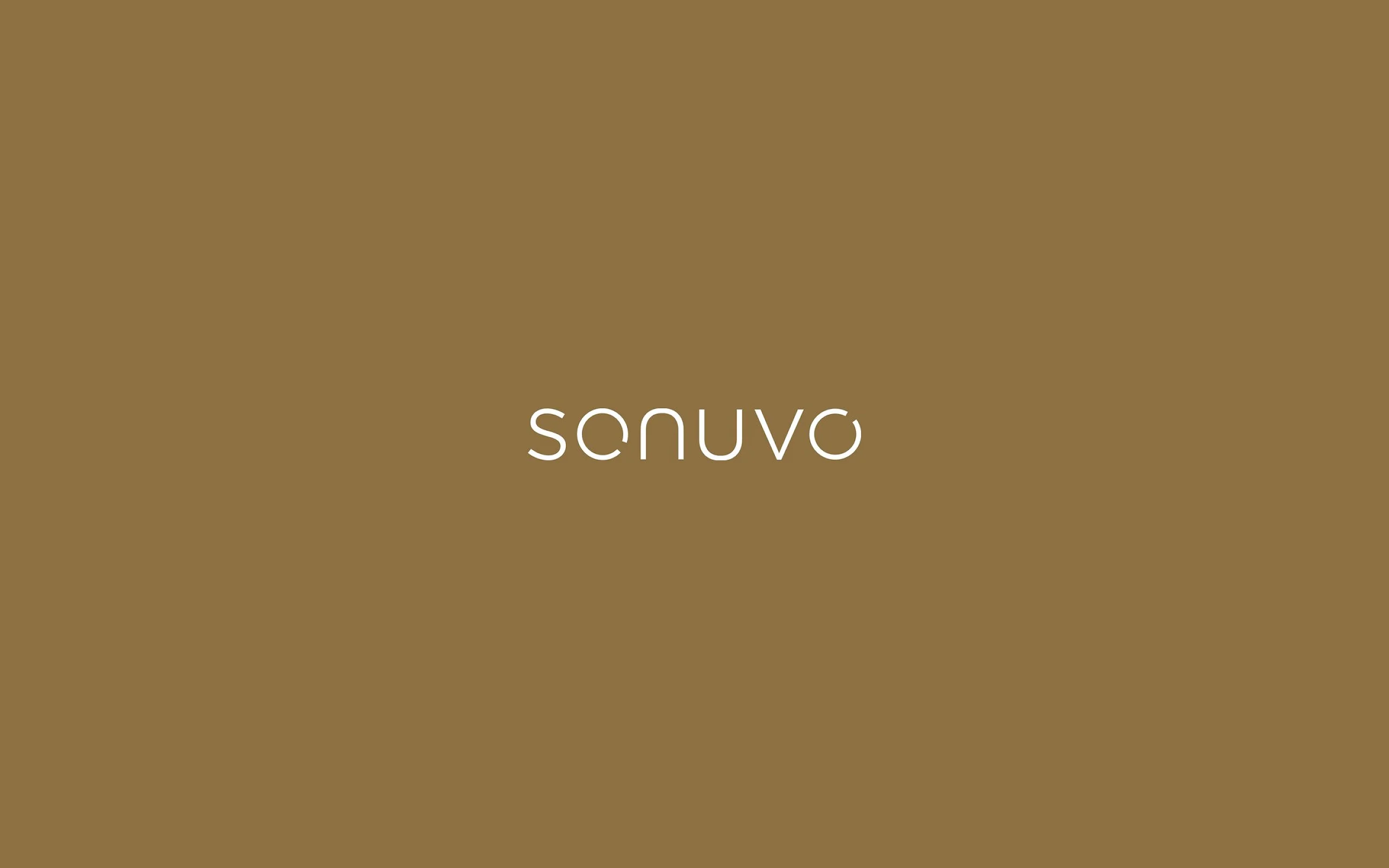 Logo von SONUVO auf einer Fläche in der Kundenfarbe